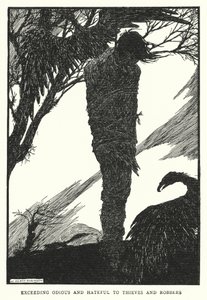 Exceder odioso e odioso aos ladrões e assaltantes (litho) de William Heath Robinson
