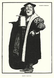 Hans Carvel (litho) de William Heath Robinson