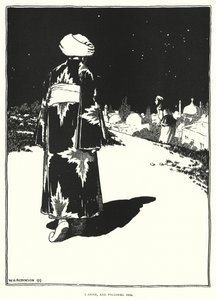 Eu levantei-me e segui-a (gravura) de William Heath Robinson