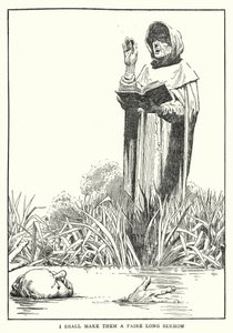 Farei deles um longo sermão faire (litho) de William Heath Robinson