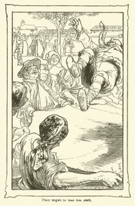Ilustração para Dom Quixote (litho) de William Heath Robinson