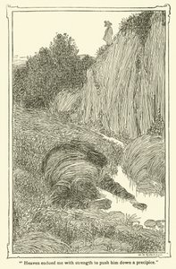 Ilustração para Dom Quixote (litho) de William Heath Robinson