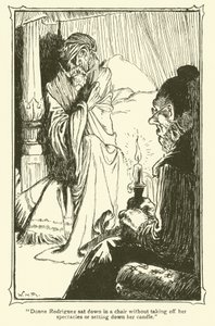 Ilustração para Dom Quixote (litho) de William Heath Robinson