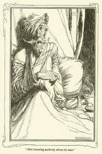 Ilustração para Dom Quixote (litho) de William Heath Robinson