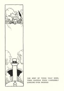 Ilustração para a Ribaldry Ferroviária de W Heath Robinson (litho) de William Heath Robinson