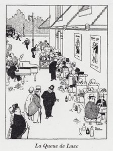 A Cauda de Luxo (litho) de William Heath Robinson