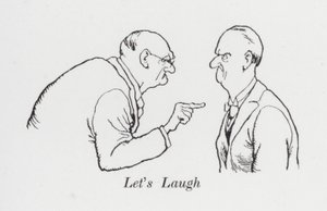 Vamos rir (litho) de William Heath Robinson