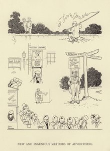 Métodos novos e engenhosos de publicidade de William Heath Robinson