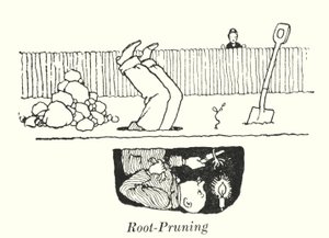 Poda de Raiz (litho) de William Heath Robinson