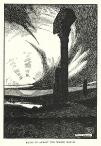 Ruínas de quase todo o mundo (litho) de William Heath Robinson