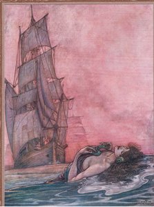 Ela nos chama, ainda sem comida de William Heath Robinson