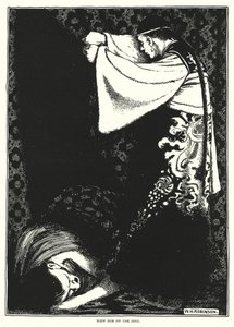Derramou-o na hora (gravura) de William Heath Robinson