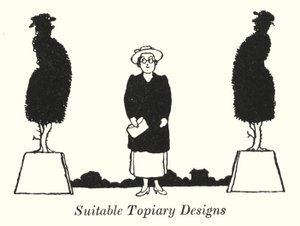 Desenhos Topiários Adequados (litho) de William Heath Robinson