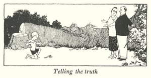 Dizer a verdade (litho) de William Heath Robinson