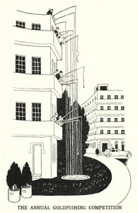 O Concurso Anual da Pesca ao Gol (litho) de William Heath Robinson