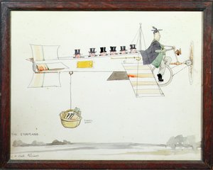 O avião de Eton de William Heath Robinson