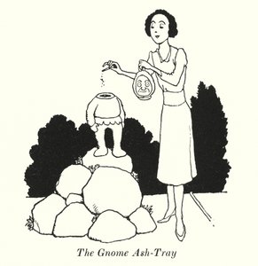 O Gnomo Ash-Tray (litho) de William Heath Robinson