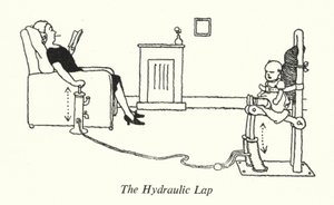 A Volta Hidráulica (litho) de William Heath Robinson