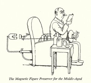 O Preservador Magnético de Figura para o Idade Média (litho) de William Heath Robinson