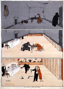 A Criada e o Mágico de William Heath Robinson