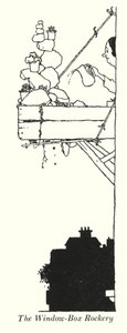 A Janela-Box Rockery (litho) de William Heath Robinson