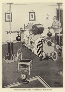 A nova cama banting para reduzir a figura de William Heath Robinson