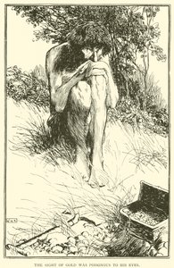 A visão de ouro era venenosa para os olhos dele de William Heath Robinson