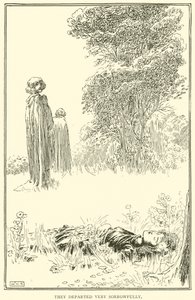 Eles partiram muito tristemente de William Heath Robinson