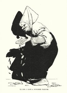 A um eu dei cem florins (litho) de William Heath Robinson