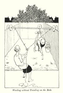 Ervilhagem sem Pisa nas Camas (litho) de William Heath Robinson