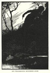 e traiçoeiramente mais longe Abece (litho) de William Heath Robinson