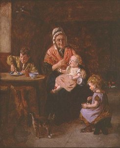 Carga da avó (óleo sobre tela)