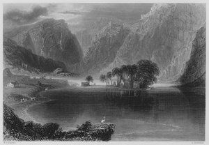 Gougaune Barra (gravura) de William Henry (after) Bartlett