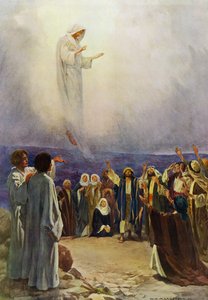 A Ascensão do Nosso Senhor (cor litho)