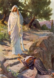 A Primeira Aparição de Nosso Senhor após a Sua Ressurreição (cor litho)