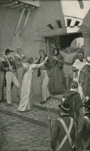 A libertação dos escravos cristãos em Argel por uma Força Naval Britânica (litho)