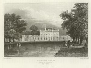 Boreham House, sede de Sir J Tyrrell, Essex de William Henry Bartlett