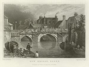 Ponte do arco, Essex de William Henry Bartlett