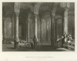 Cisterna de Philoxenos, Constantinopla de William Henry Bartlett