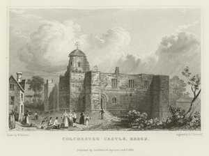 Colchester Castle, Essex de William Henry Bartlett