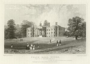 Felix Hall, Essex, sede do CC Western, Esquire, MP de William Henry Bartlett