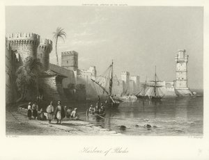 Porto de Rodes de William Henry Bartlett
