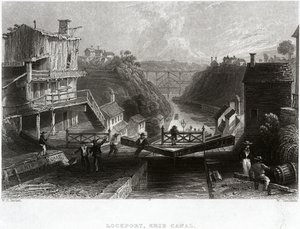 Lockport, Canal Erie de William Henry Bartlett
