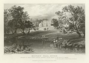 Mistley Hall, Essex, Residência do Honorável Charles Manners Sutton, Presidente da Câmara dos Comuns