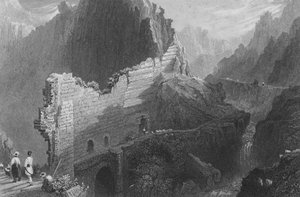 Paredes arruinadas de Antioquia, o antigo Anathoth de William Henry Bartlett