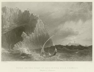 Cena na costa da Ásia Menor de William Henry Bartlett