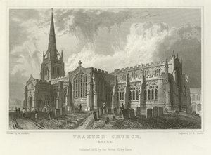 Igreja de Thaxted, Essex de William Henry Bartlett