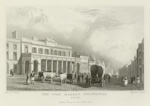 O mercado de milho, Colchester, Essex