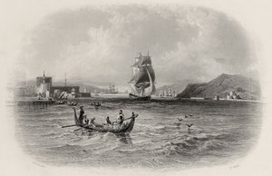 Os Dardanelos, na Turquia, gravados por R. Willis de William Henry Bartlett