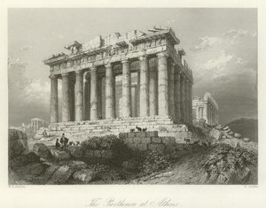 O Parthenon em Atenas